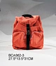 black nylon sling bag