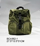 black nylon sling bag